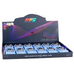 S.CENA 28065 - Samochód Sportowy MetalowyOtwierane Drzwi światła Dźwięki Niebieski 1:32 - 5905991084884