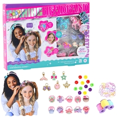 S.CENA 27415 - Zestaw Kreatywny DIY Do Robienia Opasek Jednorożce Ozdoby Błyszczące - 5905991079859