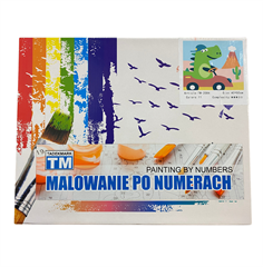 OBRAZ DO MALOWANIA DLA DZIECI 40X50 SMOK