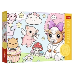 S.CENA Puzzle - _160_ - Zwierzaki maluchy/Trefl FSC Mix 70 #37;