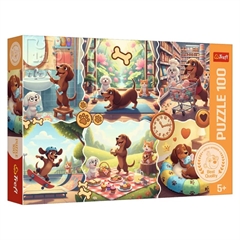 S.CENA Puzzle - _100 - Dugi dzie jamnika_/Trefl FSC Mix 70 #37;