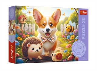 S.CENA Puzzle - _30_ - Dzie z Corgim / TreflFSC Mix 70 #37;