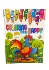 Kolorowanka 8 obrazków 28,5x20,5 cm MIX WZORÓW SHG-2403