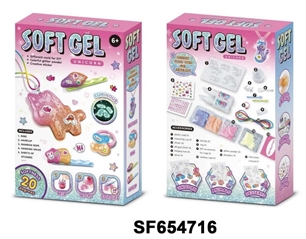 S.CENA Zestaw DIY- soft gel, zrób swoją biżuterię z glutka 65538