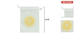 Torebeczki z organzy 12cm 6szt 63388