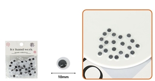 akcesoria DIY ruchome oczy 10mm 64584