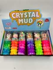 Slime ombre 18cm z kuleczkami i gniotkiem squishy (6szt w displayu) 32168