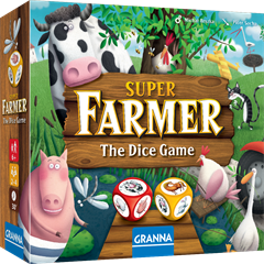PROM SUPERFARMER THE DICE GAME (PL,EN,FR,DE,CZ,SK,UA,IT,HU,RO)