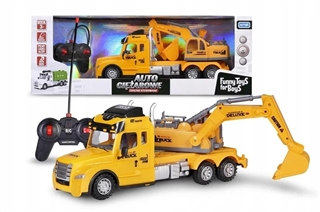 PROM AUTO CIĘŻAROWE ZDALNIE STEROWANE TOYSFOR BOYS KOPARKA 6 SZT/K
