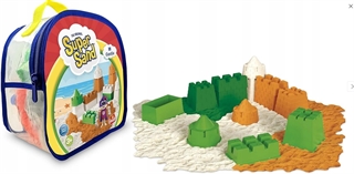 PROM Zestaw piasek z foremkami w plecakuGoliath