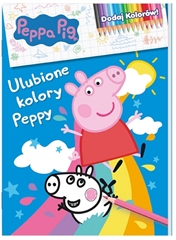 -Świnka Peppa- Dodaj kolorów- Ulubione kolory