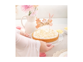 Topper Roczek Miś i Królik 1szt. 163955