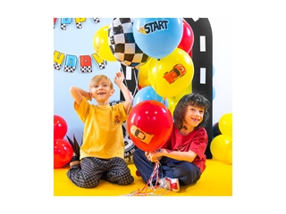 Balony Race On 12 cali 7 szt. zestaw 168936