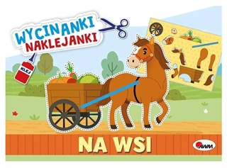 -Wycinanki naklejanki na wsi
