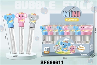 Miecz do baniek mydlanych słonik 15cm 66611