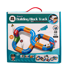 PROM Elekrtyczna kolejka antygrawitacyjna,klocki, magnetyczne tory 48el TCL-DD1002A