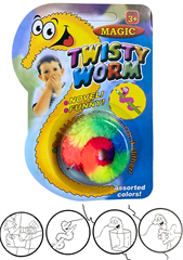 Robaczek Twisty worm kolorowy