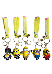 Brelok gumowy żółty stworek z opaską (12szt w paczce) KKK22