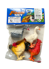Zwierzęta domowe kury i gęsi 4szt 11217