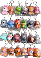 Brelok squishy zwierzątko (24szt we woreczku) 32398