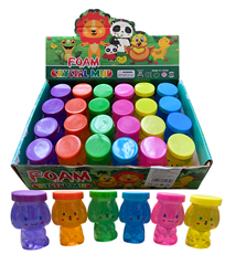 Slime króliczek 6,5cm z brokatem (24szt w displayu) 32135