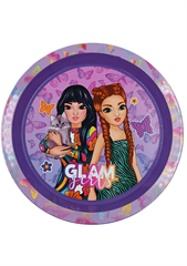 Talerzyk dziecięcy plastikowy girls 21cm