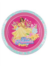 Talerzyk dziecięcy plastikowy księżniczka 21cm