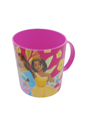 Kubek dziecięcy plastikowy z uchwytem księżniczki 340ml