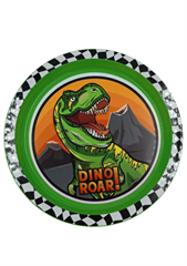 Talerzyk dziecięcy plastikowy dino 21cm