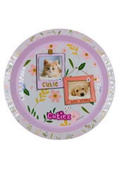 Talerzyk dziecięcy plastikowy zwierzątka 21cm