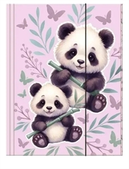 -TECZKA Z GUMKĄ A4 PANDA 11