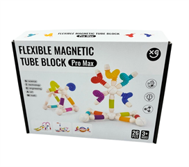 Klocki magnetyczne elastyczne tuby 26elementów 11129