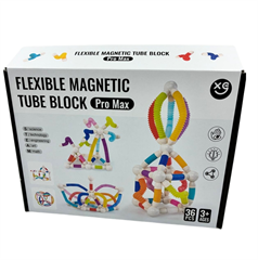 Klocki magnetyczne elastyczne tuby 36elementów 11130