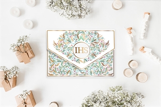 KARNET A5 KOMUNIA KOPERTA PATTERN IHS