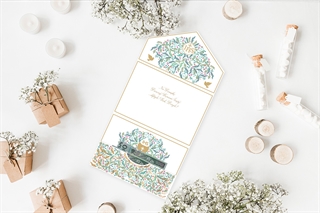 KARNET A5 KOMUNIA KOPERTA PATTERN IHS