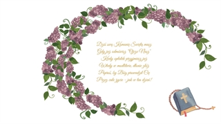 KARNET B6 KOMUNIA KÓŁKO ANIOŁ AMEN