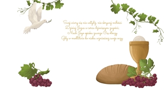 KARNET B6 KOMUNIA KÓŁKO CHLEB