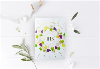 KARNET B6 KOMUNIA ZK WINOGRONA