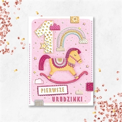 Karnet A5 KONIK-ROCZEK DLA DZIEWCZYNKI