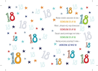 Karnet B6 18-NASTKA NIEBIESKI