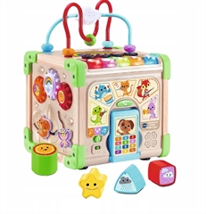 S.CENA 62551 _TOWAR_ - VTECH - DrewnianaKostka Edukacyjna