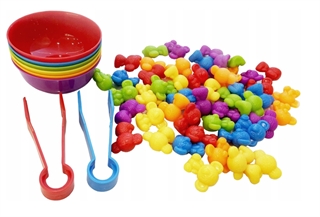 -Gra edukacyjna Montessori, coala x 56 rozpoznawanie kolorów i kształtó