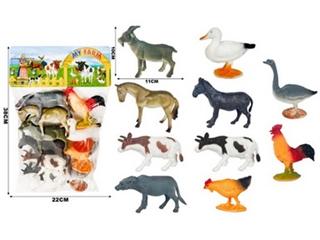 -Zwierzątka wiejskie polybag rozm opak 22x38cm