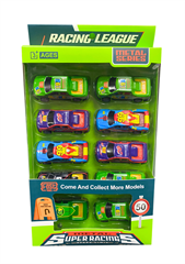 SAMOCHODY ZESTAW 10 SZT. W PUDELKU