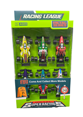 SAMOCHODY FORMULY ZESTAW 6 SZT. PU