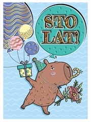 KARNET A5 KAPIBARA AKROBATKA