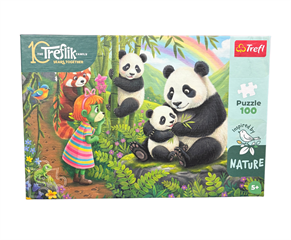 S.CENA Puzzle - _100_ Inspired By Nature-Pandy / KAZSTUDIO SA Rodzina Treflikw FSC Mix 70 #37;