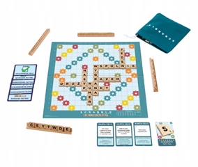 PROM GRA MATTEL SCRABBLE DREWNIANE 2W1 JGR65PUD6