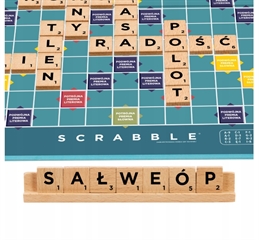 PROM GRA MATTEL SCRABBLE DREWNIANE 2W1 JGR65PUD6