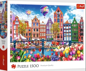 S.CENA Puzzle - _1500 - Kolorowy Amsterdam_/MGL FSC Mix 70 #37;